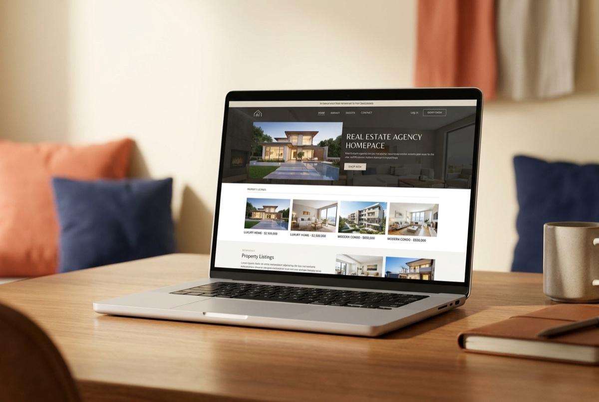 Création de site internet Immobilier — Prestige Immo (agence immobilière) | BZH 3D, agence web à Quimper