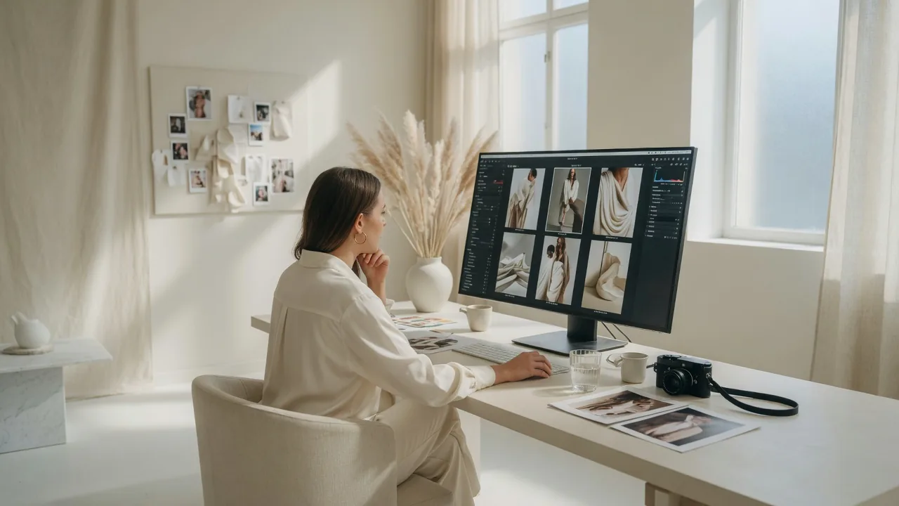 Site internet immersif pour photographe par BZH 3D