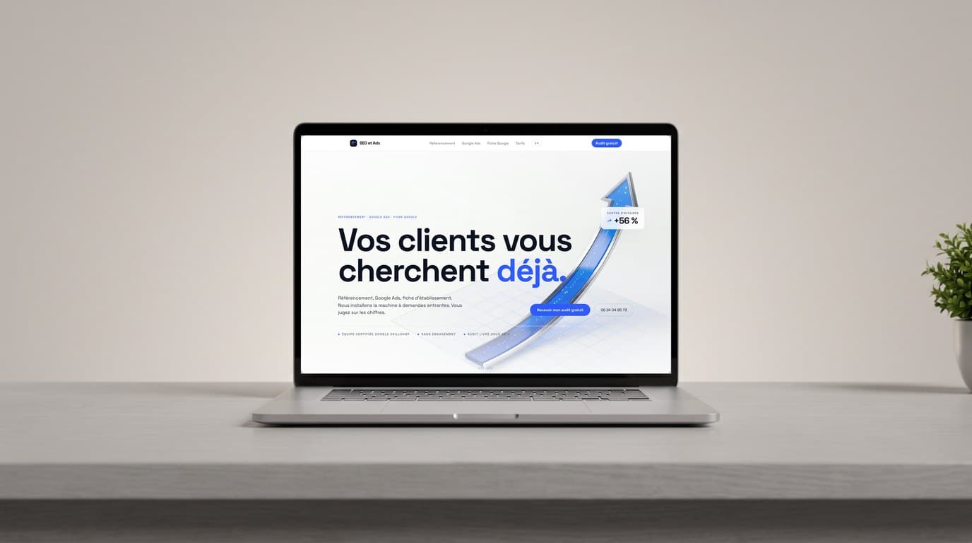 Création de site internet Agence · Référencement & Google Ads — SEO et Ads · Marque acquisition BZH3D | BZH 3D, agence web à Quimper