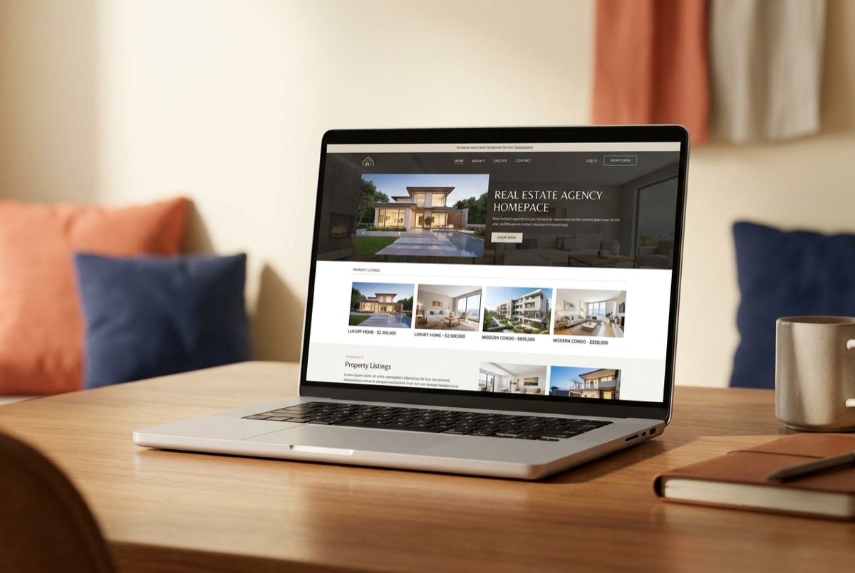 Création de site internet Immobilier — Prestige Immo (agence immobilière) | BZH 3D, agence web à Quimper