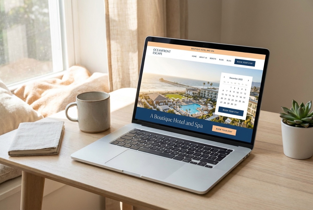 Création de site internet Hôtellerie — Hôtel Iroise (hôtel & spa) | BZH 3D, agence web à Quimper